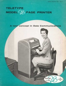 Teletype Model 28 Page Printer